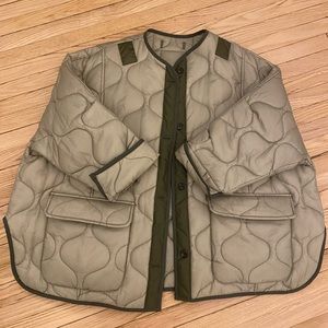 The Frankie Shop Teddy Quilted Jacket Puffer M/L Original